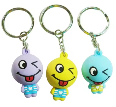 Mini Emoticon soft pvc Keyring filling machine
